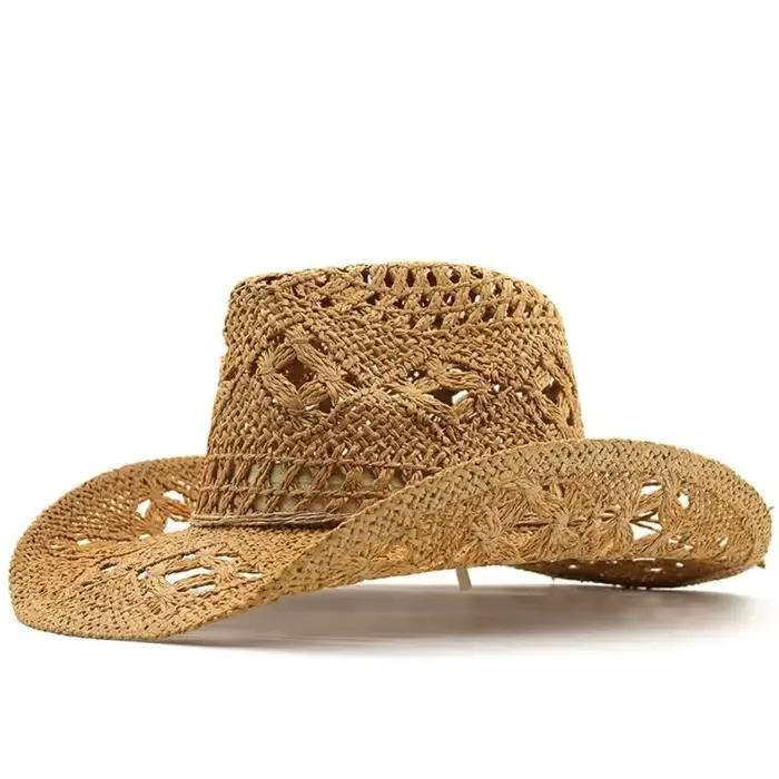Chapeau de paille vintage à large bord