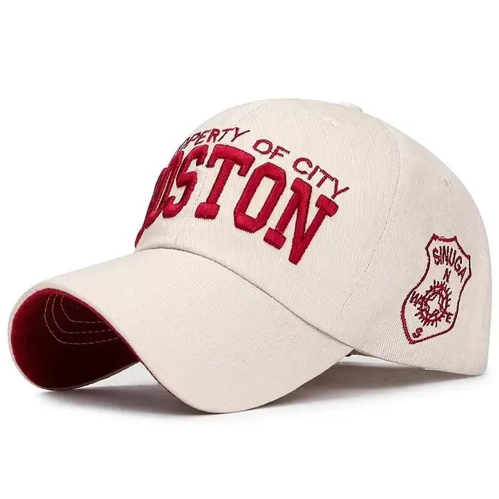 Casquette de Baseball Brodée Patchwork Visière Protection Solaire Style Sport Décontracté Occasionnels Adultes