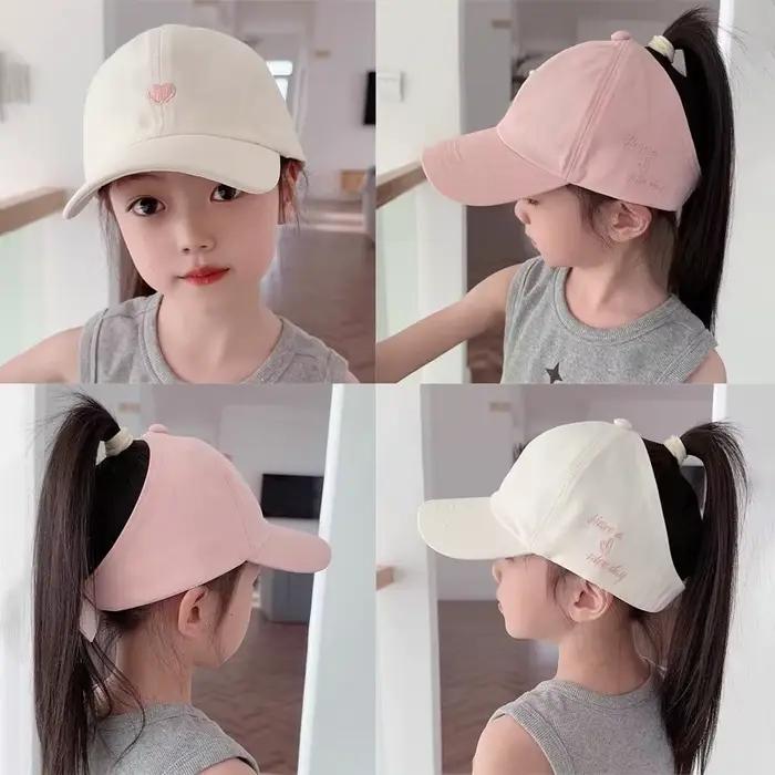 Chapeaux vides en forme de cœur brodé pour enfants