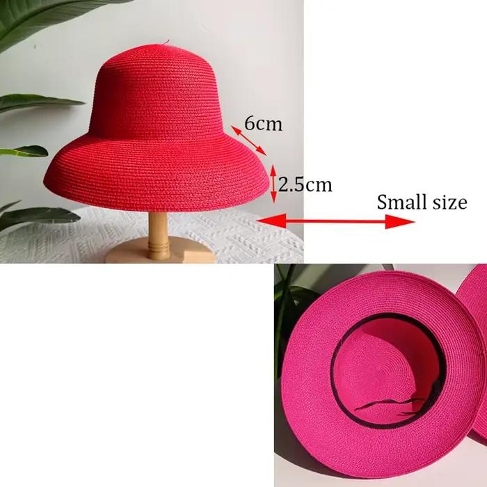 Nouveau chapeau de paille violet style hepburn pour femmes et filles idéal plage et vacances grand chapeau de soleil protection solaire printemps été voyage occassions spéciales