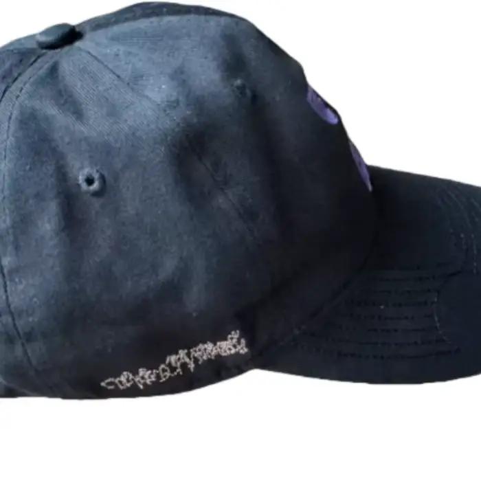 Nouvelle casquette de baseball brodée à visière courbée avec demi-nœud papillon pour hommes et femmes