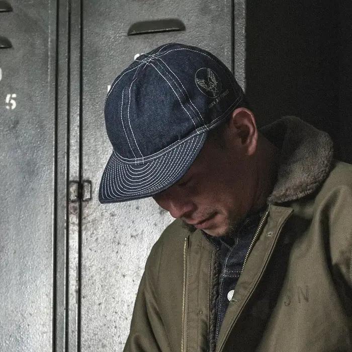 Bronson WWII USAAF A-3 casquette de mécanicien Style Vintage chapeau de Baseball pour hommes Amekaji
