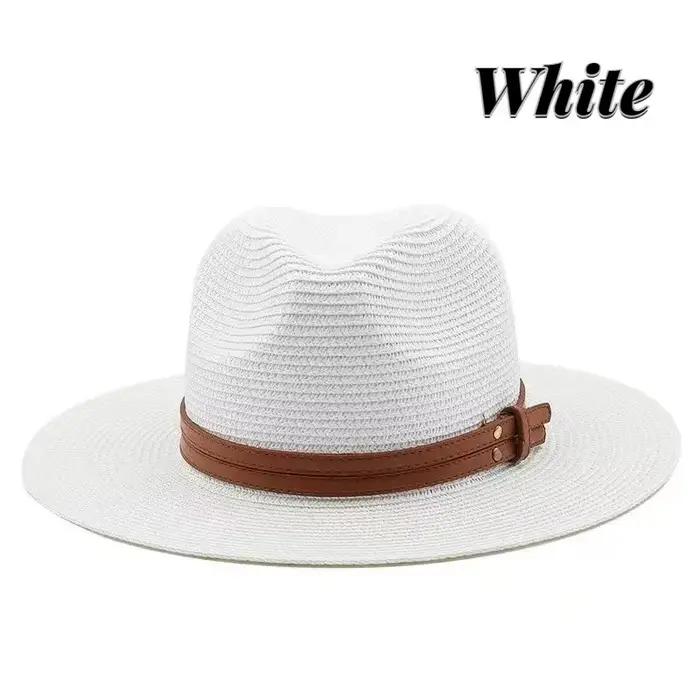 Grande tête taille 60CM paille Panaman chapeau pliable tissé