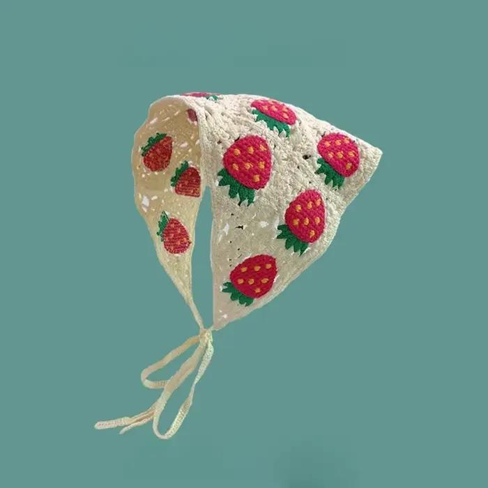 Chapeau en triangle en polyester pour femme avec de multiples couleurs pour les quatre saisons occasions extérieures et intérieures