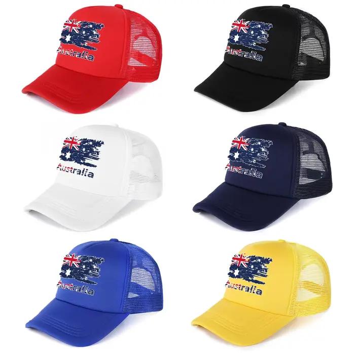 Casquette en maille imprimée drapeau australien