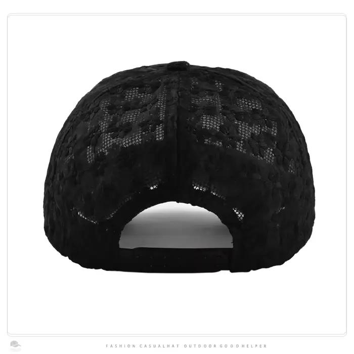 Casquette de baseball en dentelle pour femme