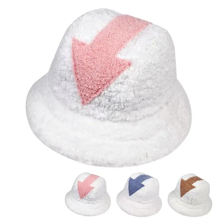 Chapeaux Bob Unisexe en Laine d'Agneau Style Flèche