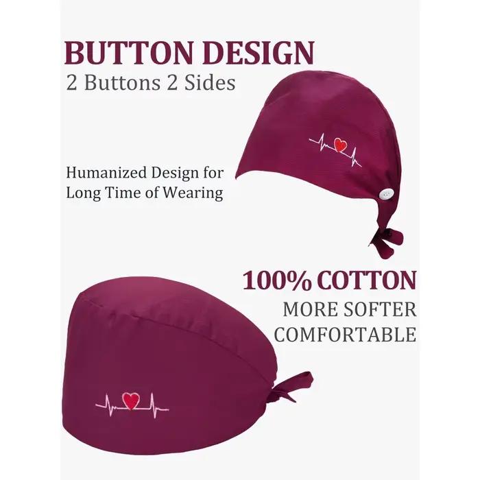 Casquette médicale MERTRAW avec imprimés cartoon animal et floral pour vétérinaires et personnel de soins动物医疗帽MERTRAW带卡通动物和花卉印花适合兽医和护理人员