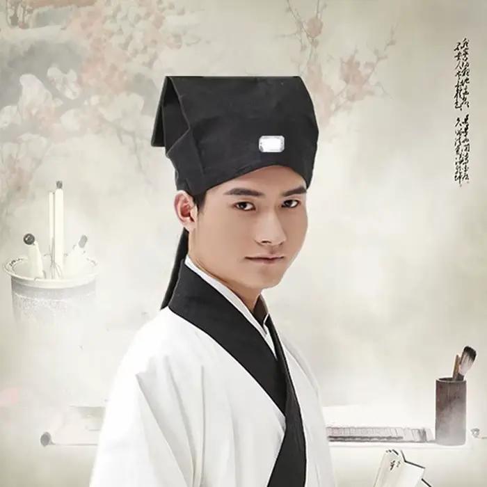 Chapeau Hanfu traditionnel chinois des Prairies pour hommes et enfants