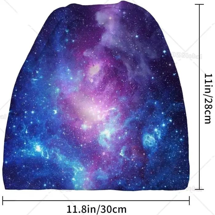 Bonnet de chimio Galaxy Purple pour hommes et femmes