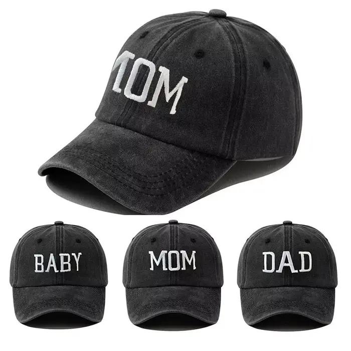 Casquette de Baseball en coton noir pur pour hommes et femmes