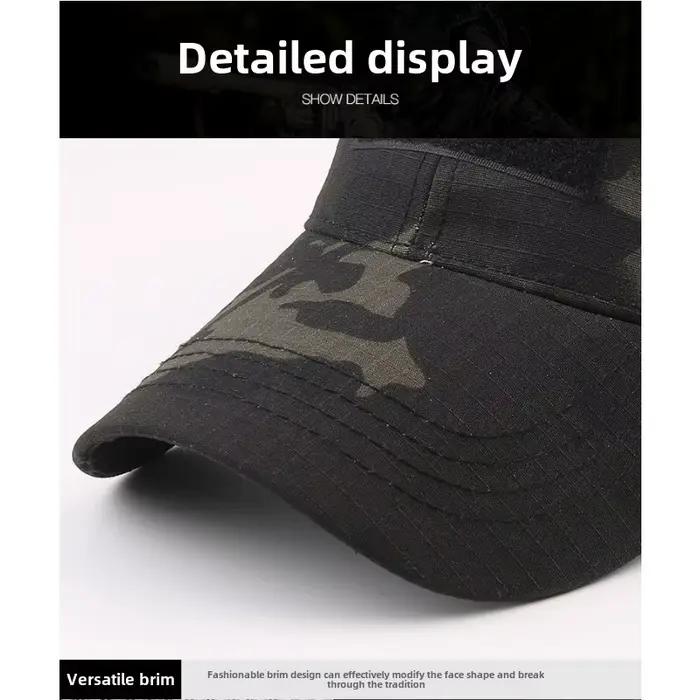 Casquette réglable en maille camouflage Multicam pour activités de plein air