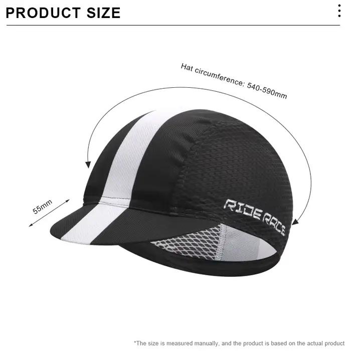 Casquette de cyclisme avec bord
