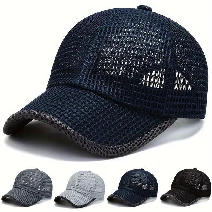 Casquettes de baseball en maille pour hommes et femmes