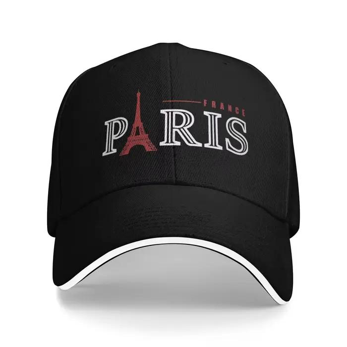 Tour Eiffel et Paris Design casquette de Baseball unisexe-adolescents personnalisé bricolage camionneur chapeau été à la mode Kpop Rock livraison directe casquettes