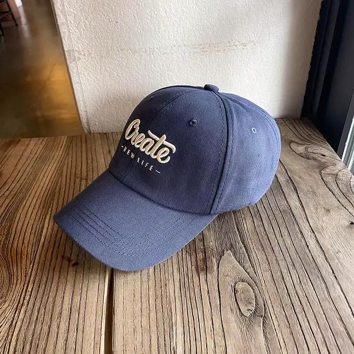 Nouveau chapeau de baseball rigide pour grandes têtes femmes avec langue de canard couleurs variées ajustement parfait occasions estivales et hivernales
