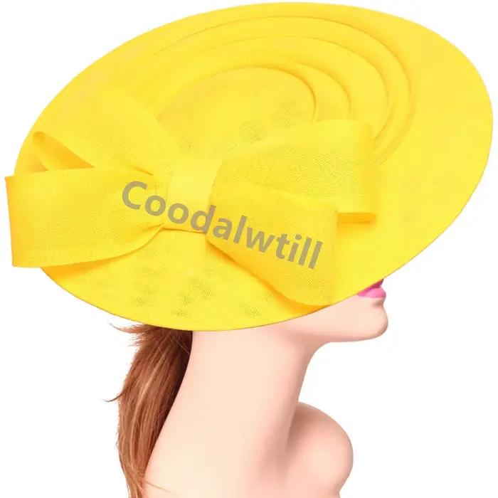 Barrette à cheveux de polyester de haute qualité pour femmes, idéale pour les mariages, les derbys, les soirées festives et les tenues quotidiennes, disponible en 15 couleurs différentes, adaptable aux quatre saisons
