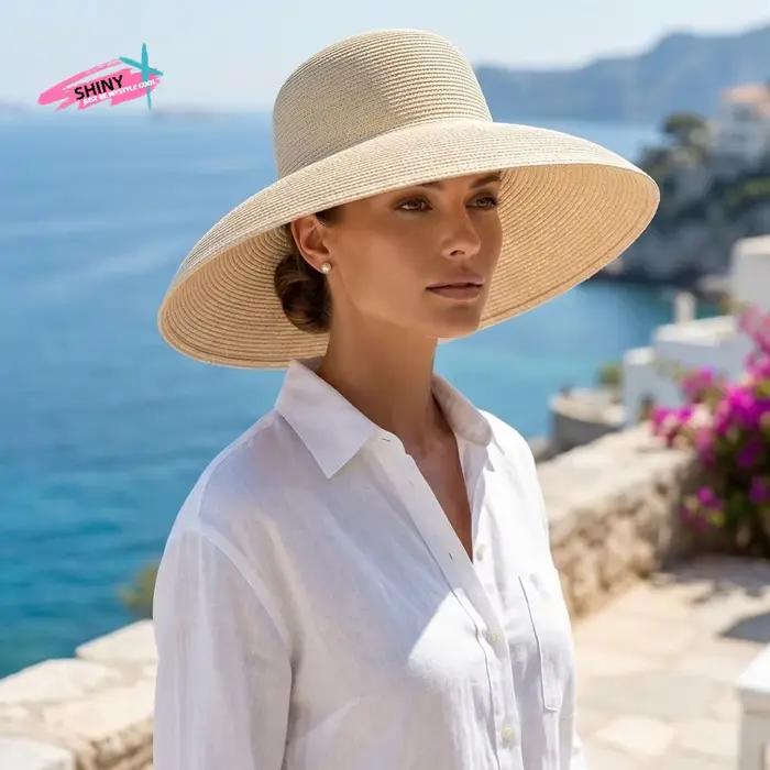 Chapeau de paille élégant style bohème