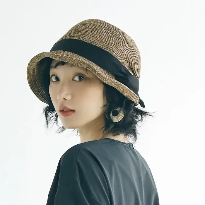 Chapeau de paille d'été pour femmes style sportif protection uv mode coréenne et japonaise occassions shopping printemps été