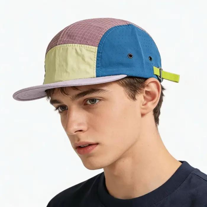 Casquettes de baseball pour hommes à 5 panneaux