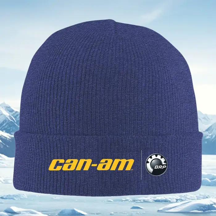 Chapeau Can-Am logo BRP unisexe tricoté hiver thermique chaud pull casquette skullies beanie occasionnels extérieur style masculin féminin