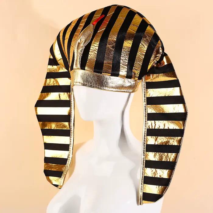 Chapeau de pharaon en or égyptien