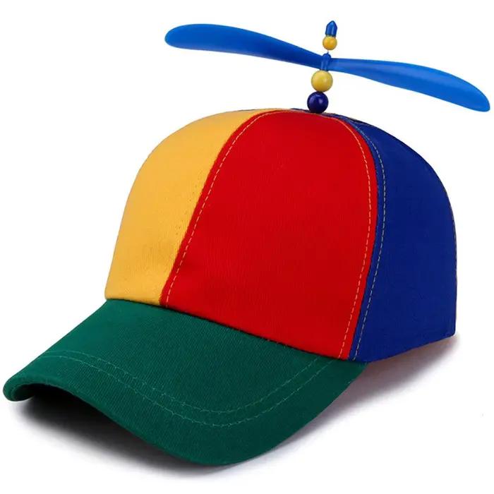 Casquette de baseball arc-en-ciel libellule en bambou, chapeau d'aventure drôle pour adultes enfants garçons filles occasions spéciales