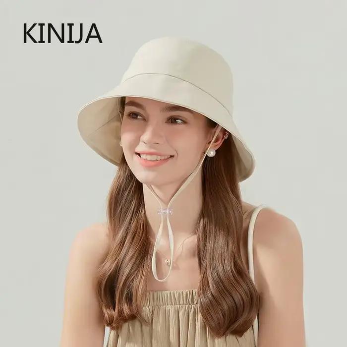 Chapeau de pêcheur japonais femme protection solaire uv sportif style chic plage occasions spéciales