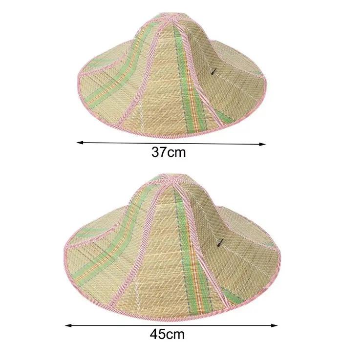 Nouveau chapeau de paille à large bord pliable