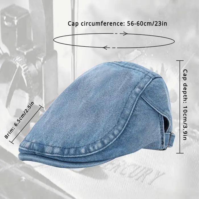 Casquette rétro style cowboy pour femme
