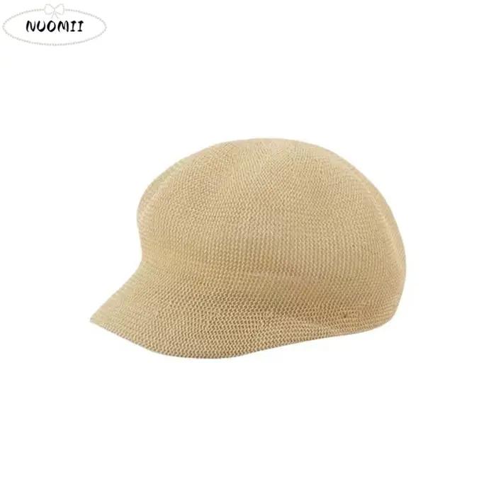 Casquette élégante unie en tissu respirant pour femme