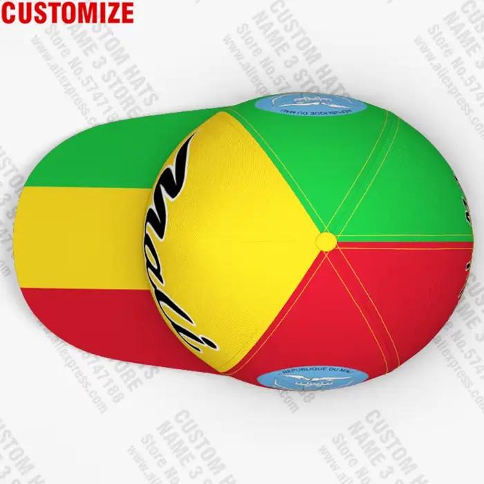 Casquette de baseball malienne avec nom et logo de l'équipe
