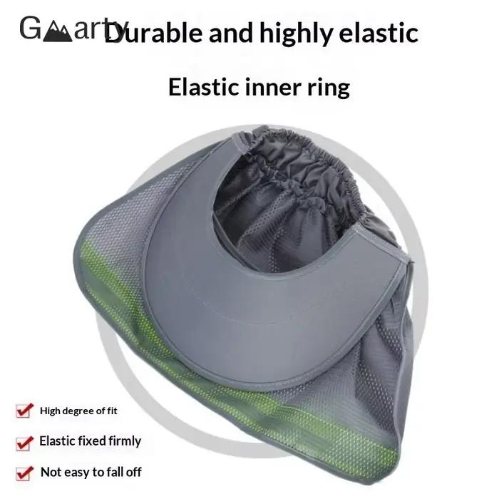 Nouvelle casquette réfléchissante en maille respirante anti-UV