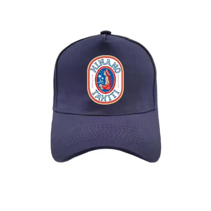 Casquette de baseball Hinano Tahiti protection solaire coton imprimé pour homme et femme occasionnels extérieurs multicolore réglable