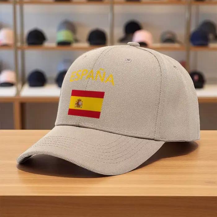 Casquette de baseball drapeau espagnol pour femme et homme