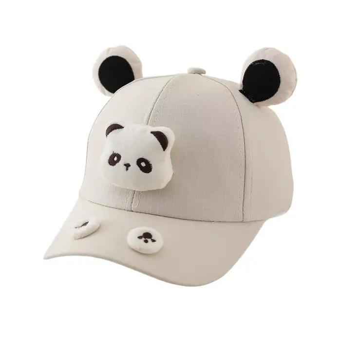 Casquette de baseball en peluche panda mignonne pour filles