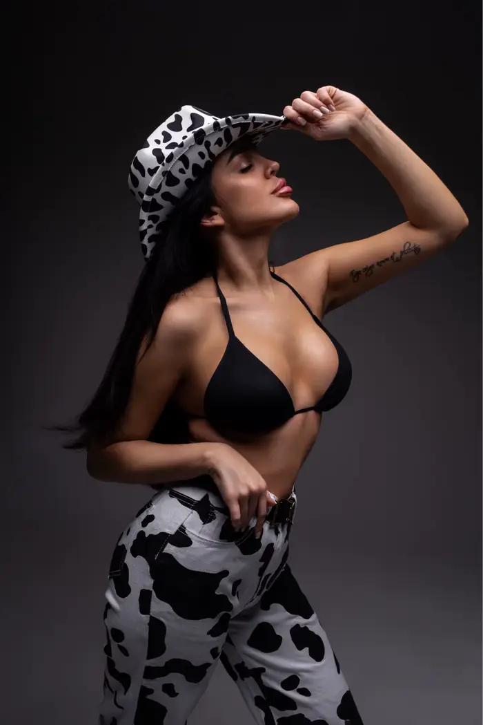 Chapeau de cowboy accessoires de tête de vache