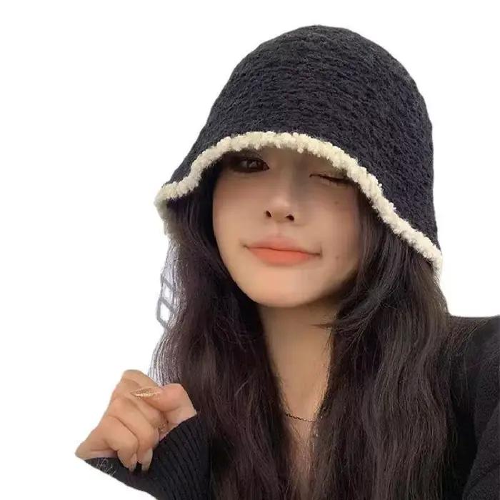 Chapeau bob chaud doublé polaire