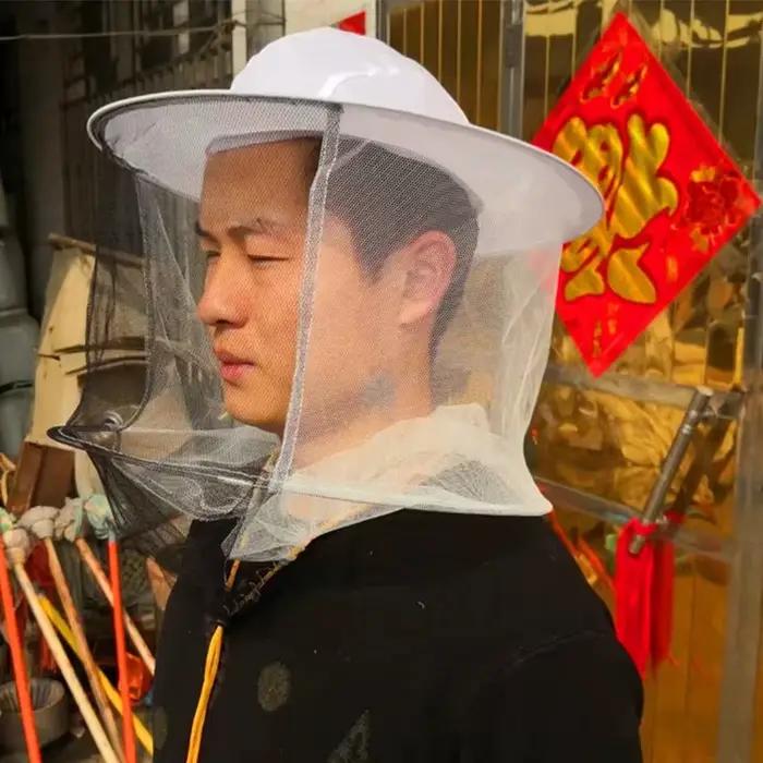 Chapeau d'apiculteur avec voile à double fil