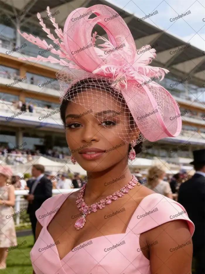Chapeau fascinateur en maille jaune pour femmes