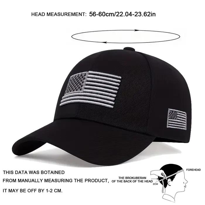 Casquette de baseball drapeau américain pour hommes