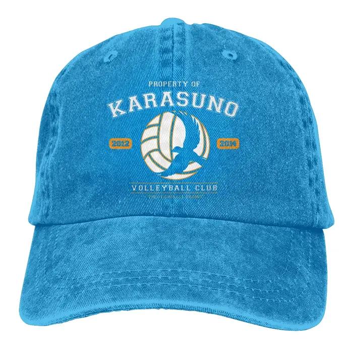 Casquette de baseball d'équipe Karasuno chapeau de cow-boy casquette à visière ajustée pour hommes et femmes sport hip hop été occasions spéciales