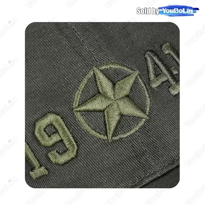 Casquette de baseball brodée de style militaire 1941