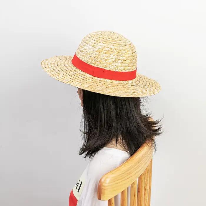 Chapeaux de paille de cosplay Luffy One Piece Anime