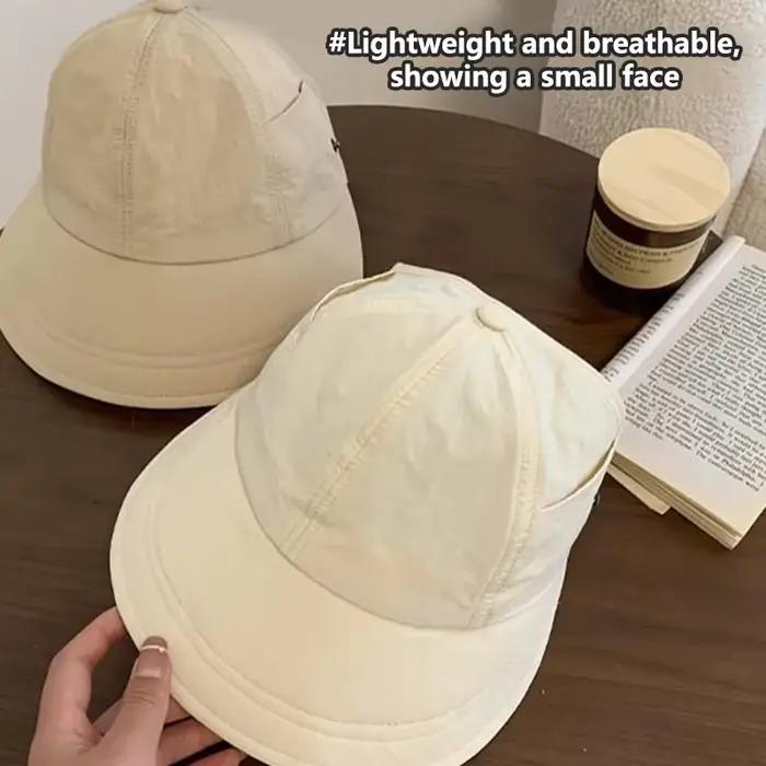1 × chapeau de soleil pliable à large bord queue de cheval été automne sortie Protection UV