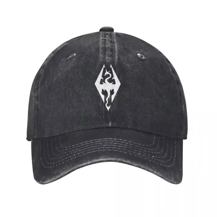 Casquette de baseball Skyrim imprimée avec visière protectrice pour homme et femme occasions spéciales et activités de plein air