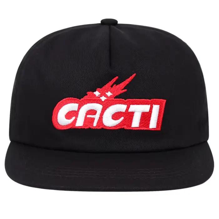 CACTI lettre tridimensionnelle capote casquette de baseball à bord plat