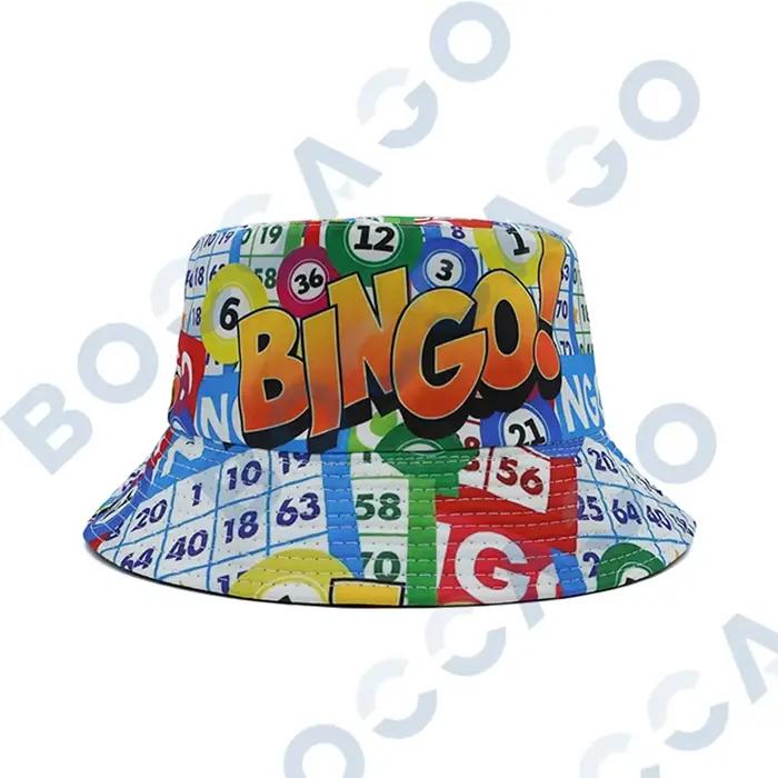 Chapeau Bob de Billard Amusant avec Impression de Lettres