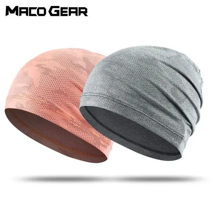 Casquette de cyclisme macogear en polyester respirant et confortable pour hommes et femmes, idéale pour le sport et les loisirs, avec absorption rapide de la transpiration et séchage rapide, pour course à pied, vélo, randonnée, baseball et plus