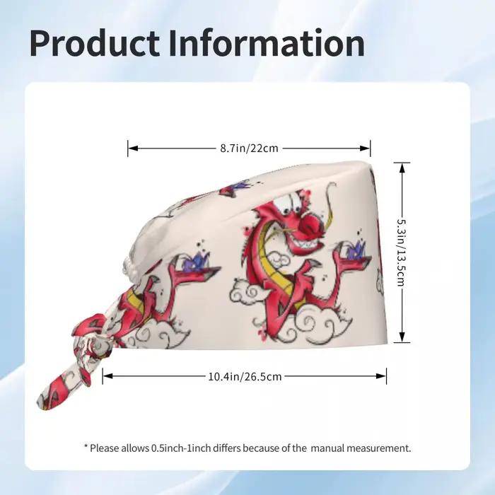 Casquette de travail en soins infirmiers respirante mushu personnalisée casquettes de gommage chirurgical unisexe